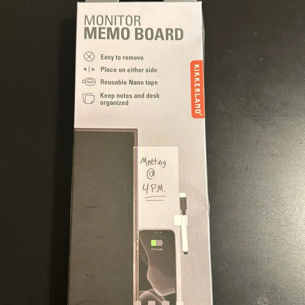 Monitor memo board